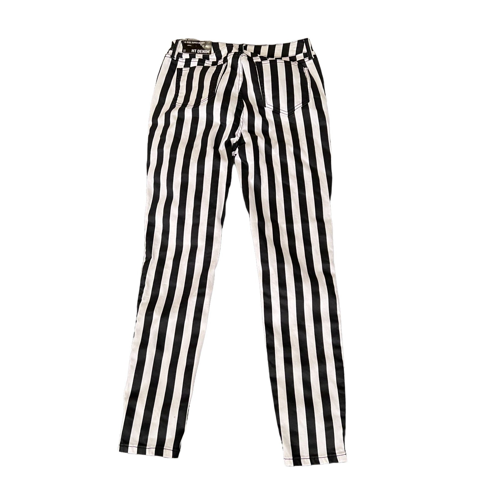 Black & Striped Jeans - 9/10 – Brand