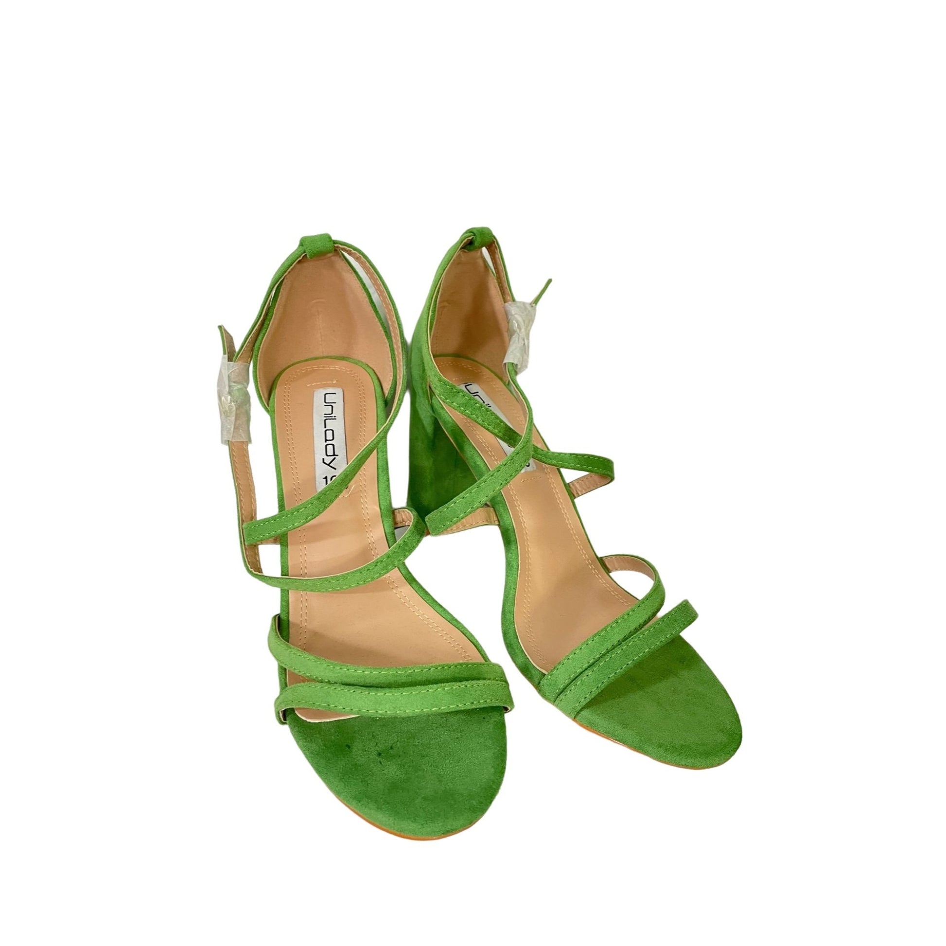 Buy Green Heeled Sandals for Women by STEVE MADDEN Online | Ajio.com